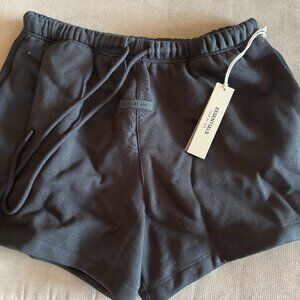 Fear of God Essentials Running Short 'Jet Black' Men's Large